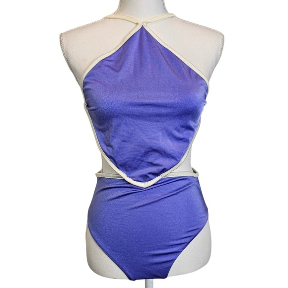 BAOBAB Kira one piece swim Suit Purple Berry Cut out size‎ XL - Picture 2 of 13